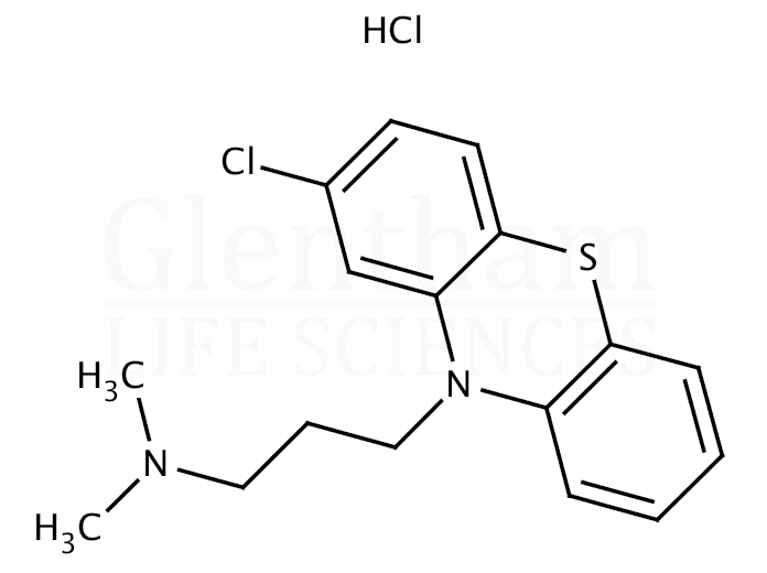 Structure for Chlorpromazine hydrochloride