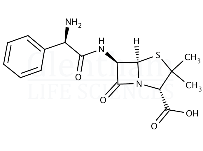 Ampicillin, anhydrous Structure