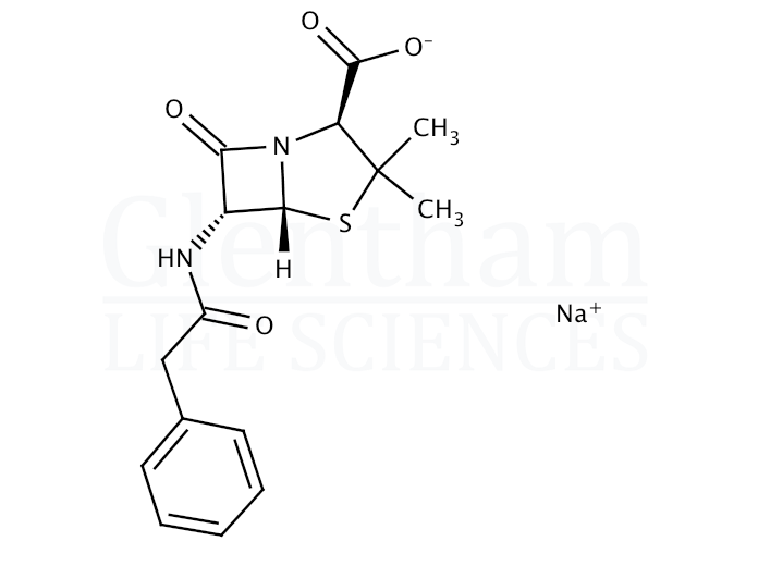 Penicillin G sodium salt Structure