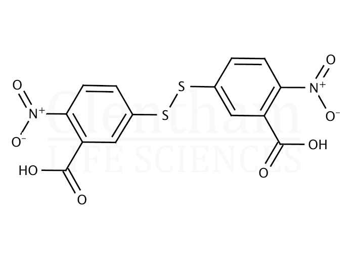 5,5''-Dithio-bis(2-nitrobenzoic acid) Structure