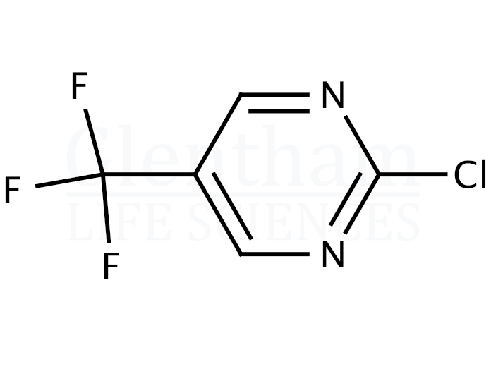 2-Chloro-5-(trifluoromethyl)pyrimidine Structure