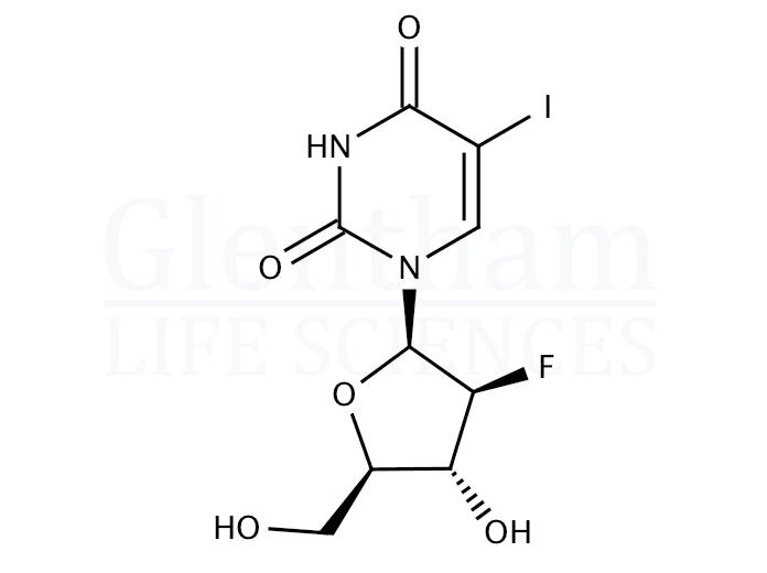 2''-Deoxy-2''-fluoro-5-iodouridine Structure