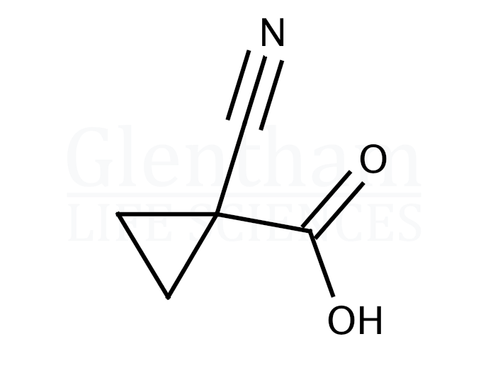 1-Cyanocyclopropanecarboxylic acid Structure