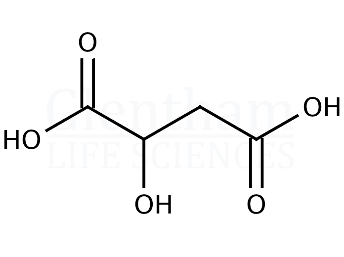 Structure for DL-Malic acid (6915-15-7)