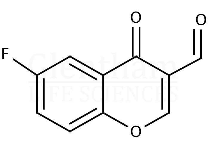 6-Fluorochromone-3-carboxaldehyde  Structure