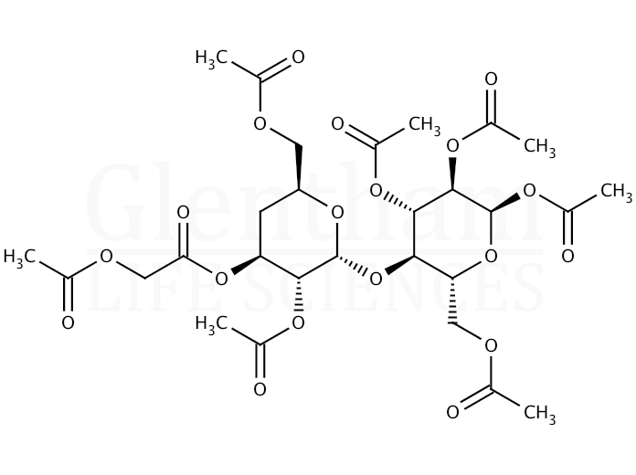 a-D-Maltose octaacetate Structure