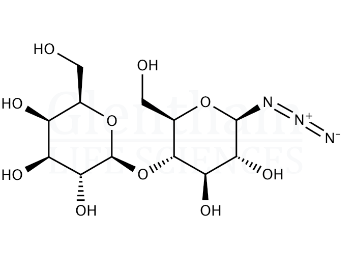 1-Azido-1-deoxy-b-D-lactopyranoside Structure
