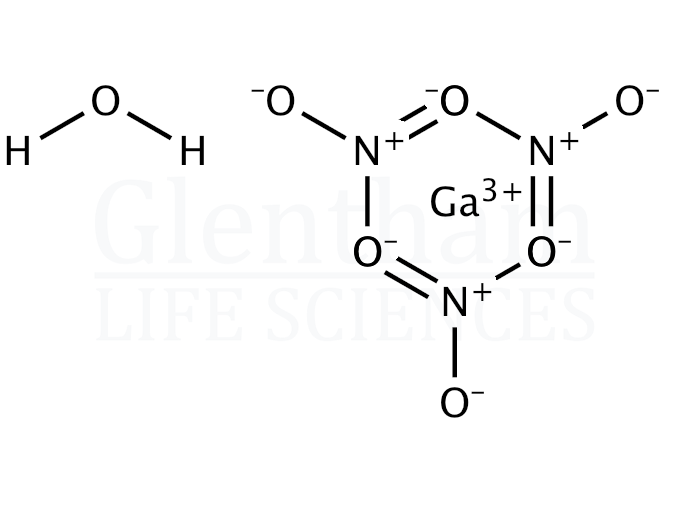 Structure for Gallium(III) nitrate, hydrate, 99.9%