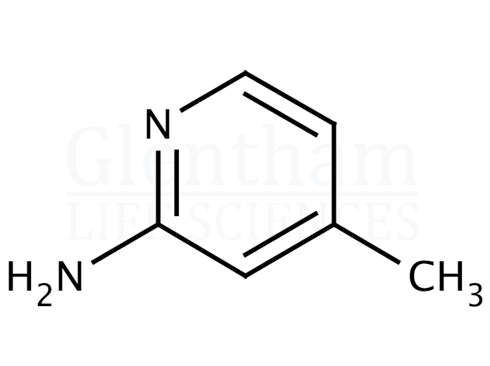 2-Amino-4-methylpyridine (2-Amino-4-picoline) Structure