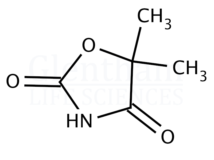 5,5-Dimethyloxazolidine-2,4-oxazolidinedione Structure