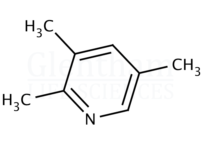 2,3,5-Collidine (2,3,5-Trimethylpyridine) Structure