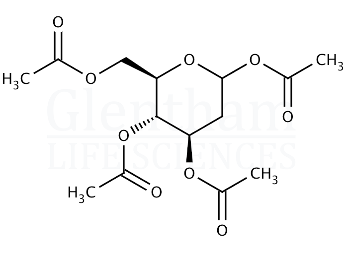 2-Deoxy-D-glucose-tetraacetate Structure