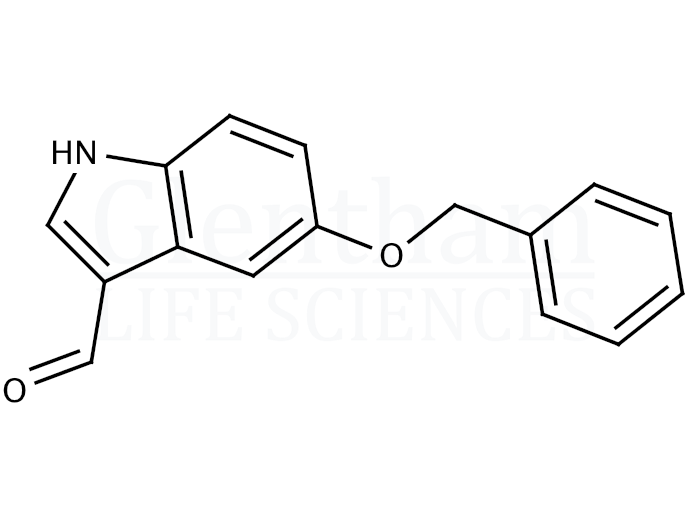 5-Benzyloxyindole-3-carboxaldehyde Structure