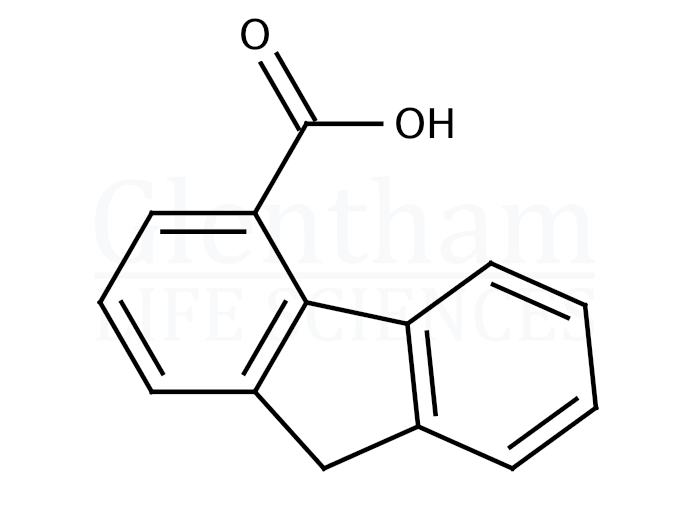4-Fluorenecarboxylic acid Structure