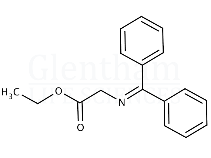 Structure for N-(Diphenylmethylene)glycine ethyl ester 