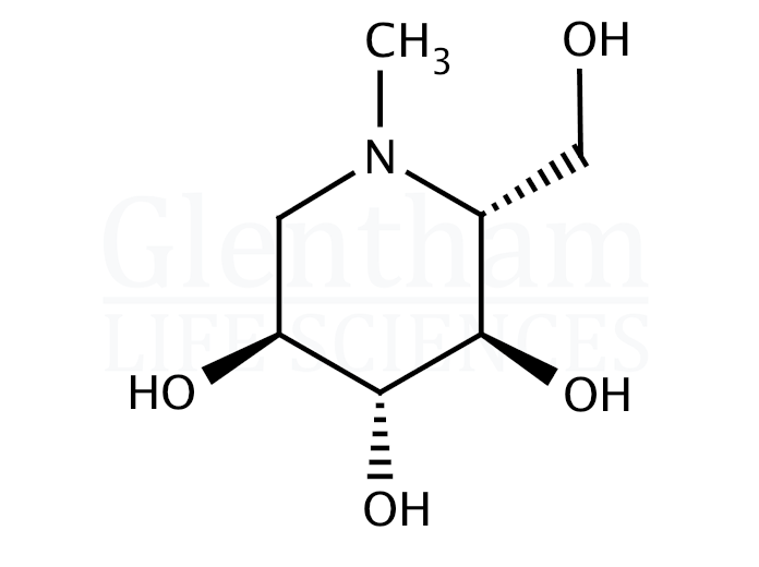 Structure for N-Methyl-1-deoxynojirimycin (69567-10-8)