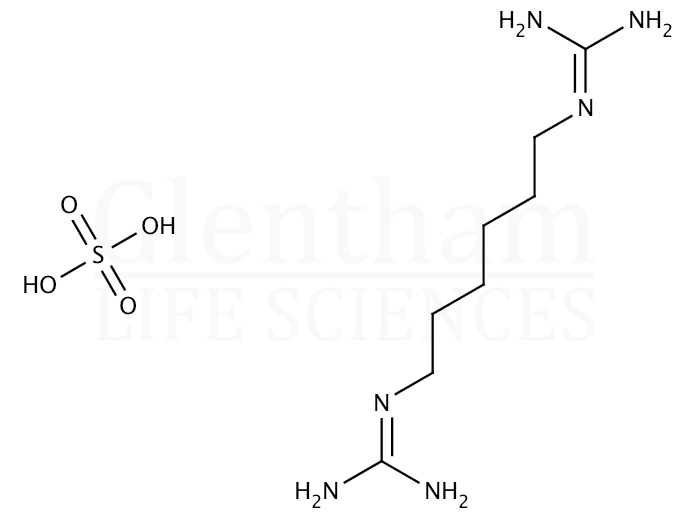 Structure for  1,6-Bis(guanidino)hexane sulfate  (6966-26-3)