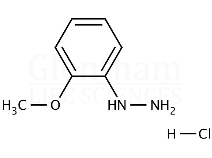 Structure for 2-Methoxyphenylhydrazine hydrochloride