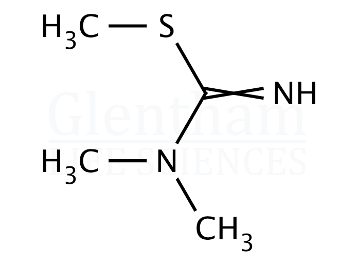N,N''-S-Trimethylisothiouronium iodide Structure