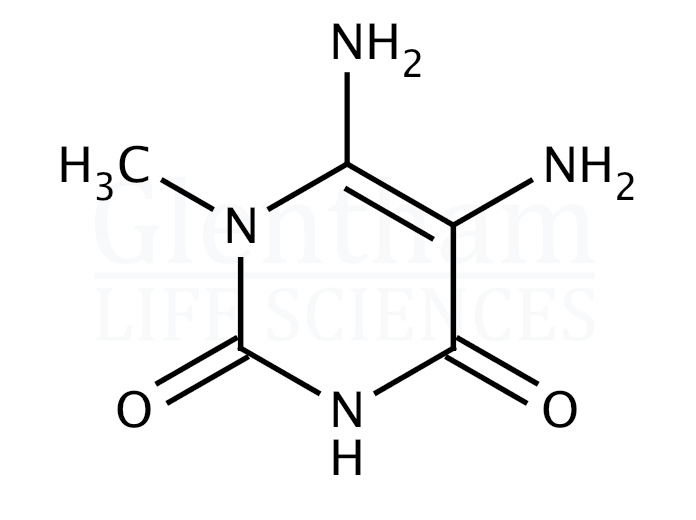 5,6-Diamino-1-methyluracil Structure