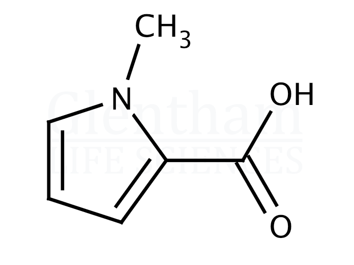 Structure for  1-Methylpyrrole-2-carboxylic acid  (6973-60-0)