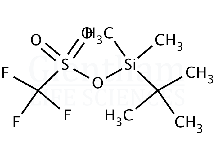 tert-Butyldimethylsilyl trifluoromethanesulfonate Structure
