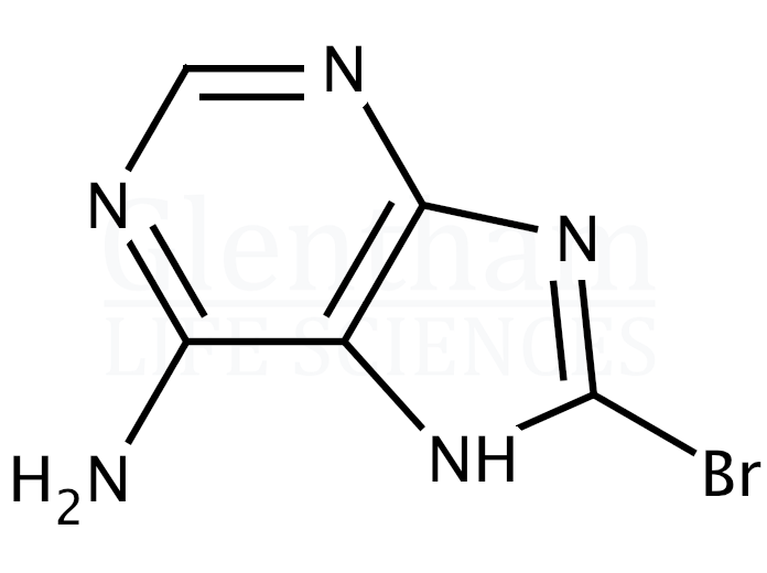 Structure for 8-Bromoadenine