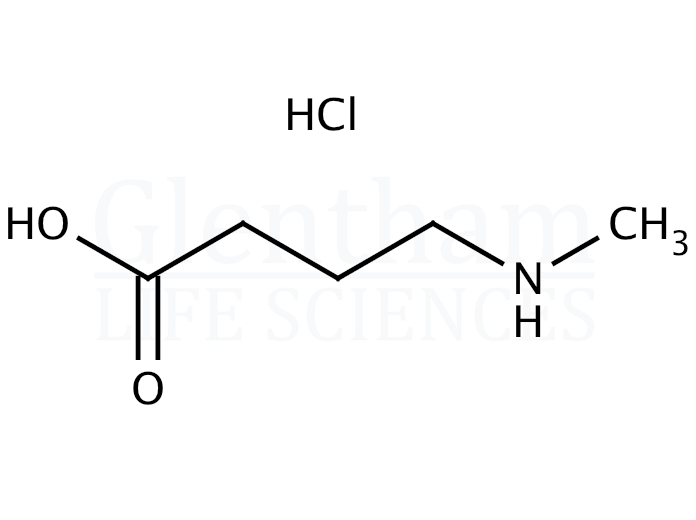 Structure for 4-(Methylamino)butyric acid hydrochloride (6976-17-6)