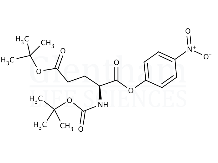 Boc-Glu(OtBu)-ONp Structure