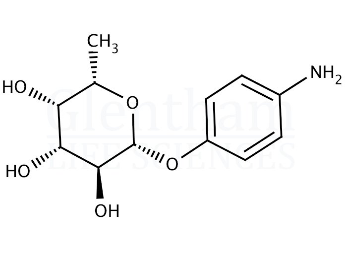 4-Aminophenyl b-L-fucopyranoside Structure