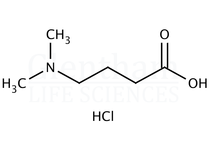 Structure for 4-(Dimethylamino)butyric acid hydrochloride (69954-66-1)
