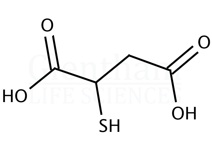Mercaptosuccinic acid Structure