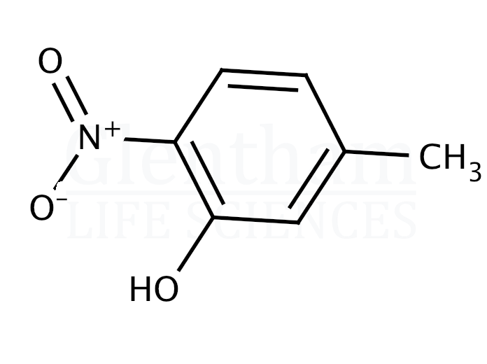 Strcuture for 5-Methyl-2-nitrophenol (6-Nitro-m-cresol)