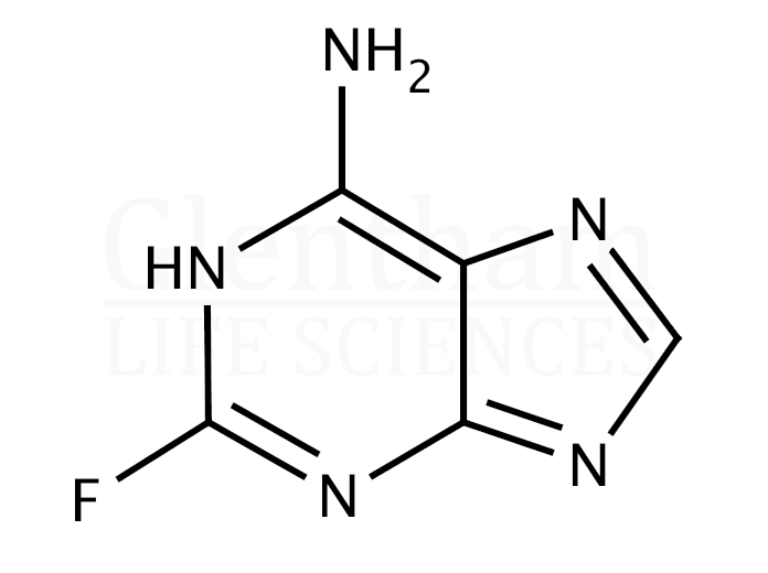 2-Fluoroadenine Structure