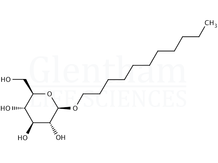 Undecyl b-D-glucopyranoside Structure