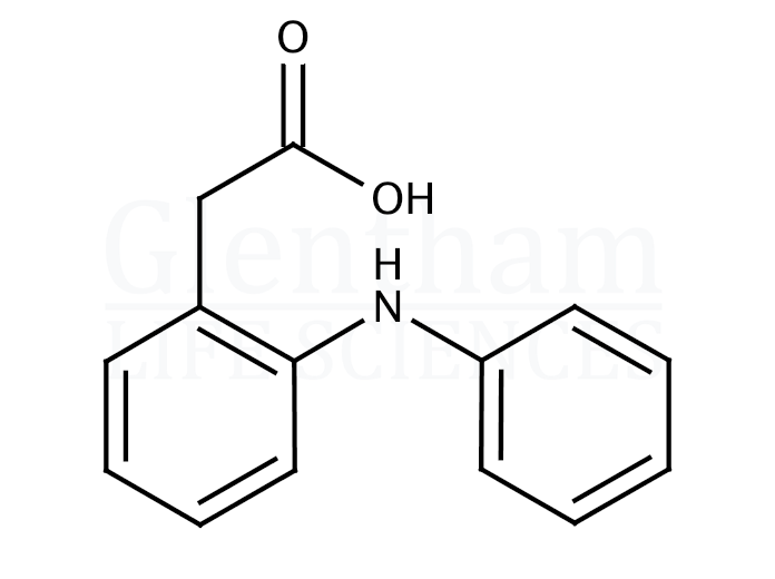 Structure for 2-Anilinophenylacetic acid (70172-33-7)