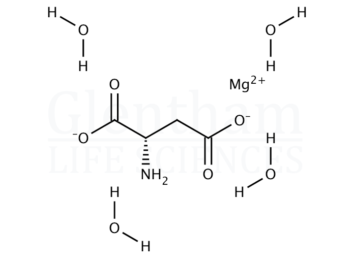 Structure for DL-Aspartic acid magnesium salt  