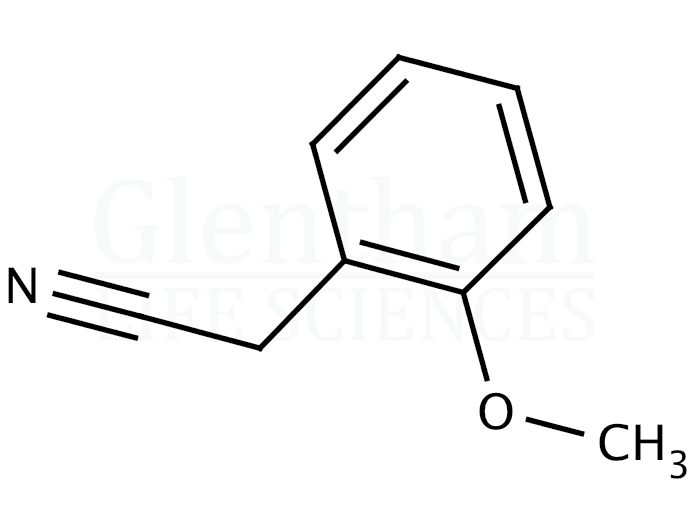 (2-Methoxyphenyl)acetonitrile Structure