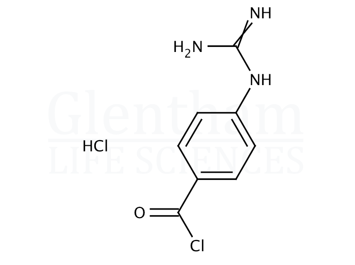 Structure for 4-Guanidinobenzoyl chloride hydrochloride