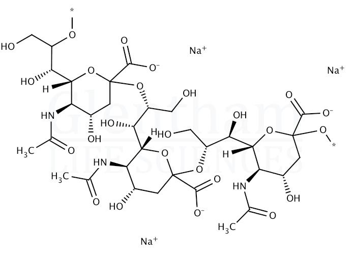 Structure for Colominic acid sodium salt  (70431-34-4)