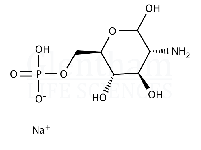 D-Glucosamine-6-phosphate sodium salt Structure