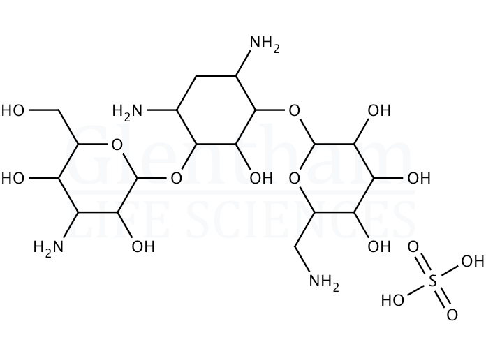 Structure for Kanamycin monosulfate salt, BP grade (25389-94-0)
