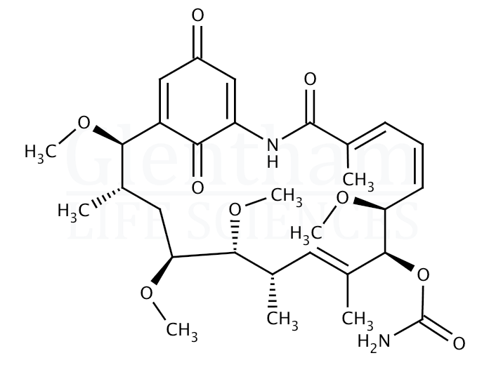Structure for Herbimycin A  (70563-58-5)