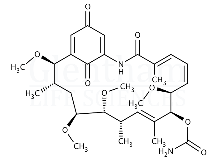 Structure for Herbimycin A 