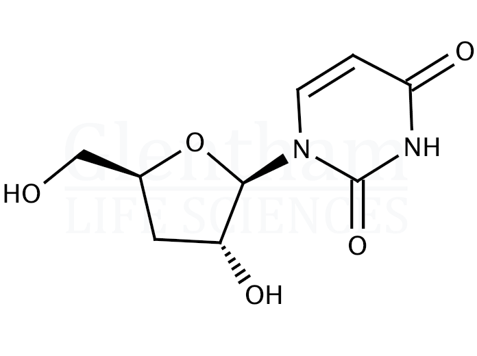 3''-Deoxyuridine Structure