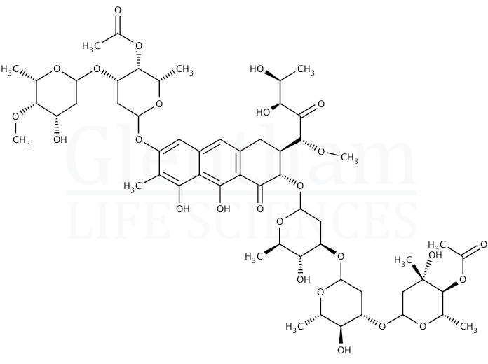 Structure for Chromomycin A3 