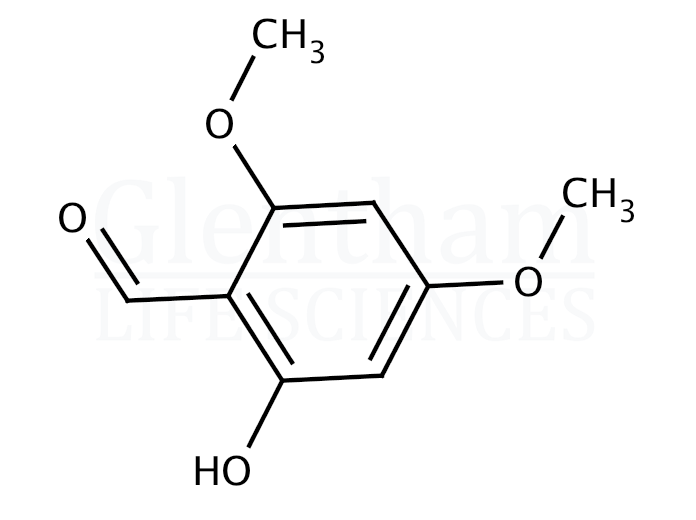 4,6-Dimethoxysalicylaldehyde (4,6-Dimethoxy-2-hydroxybenzaldehyde) Structure