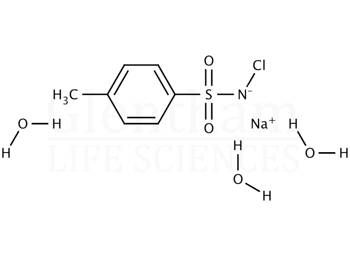 Structure for Chloramine T trihydrate (7080-50-4)