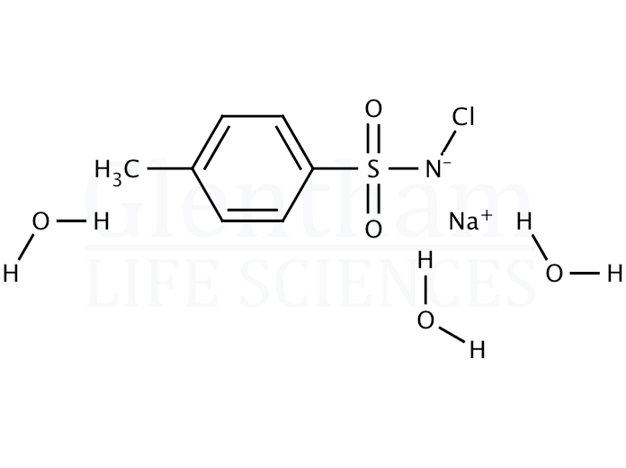 Chloramine T trihydrate Structure