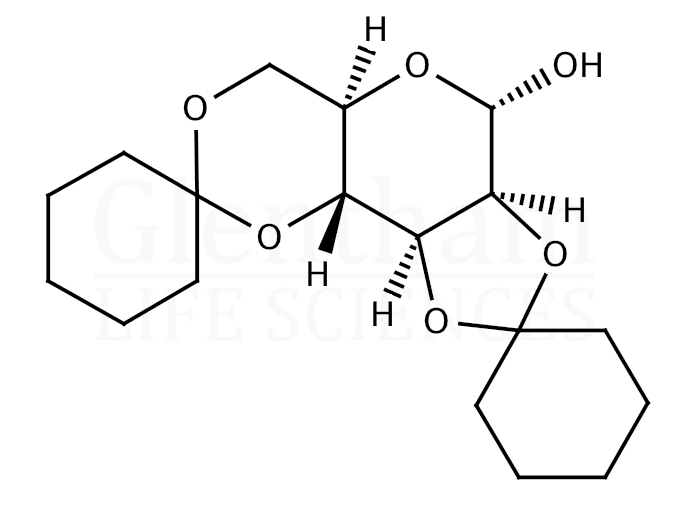 2,3:4,6-Di-o-cyclohexylidene-α-D-mannopyranose Structure